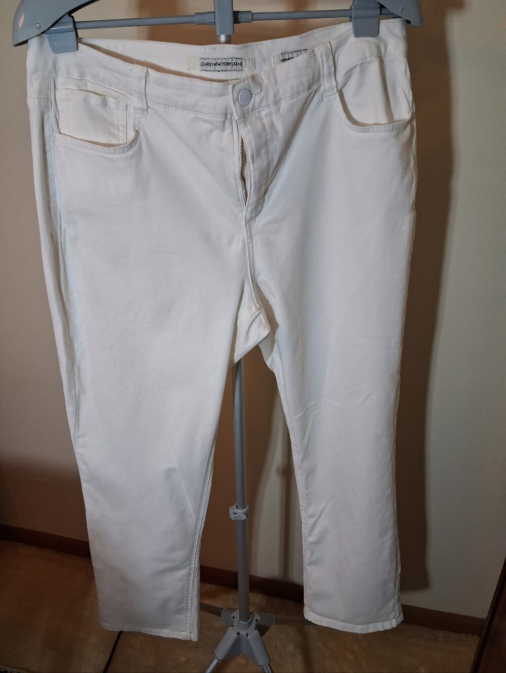Jones Of New York White Lexington Jeans Size 16W